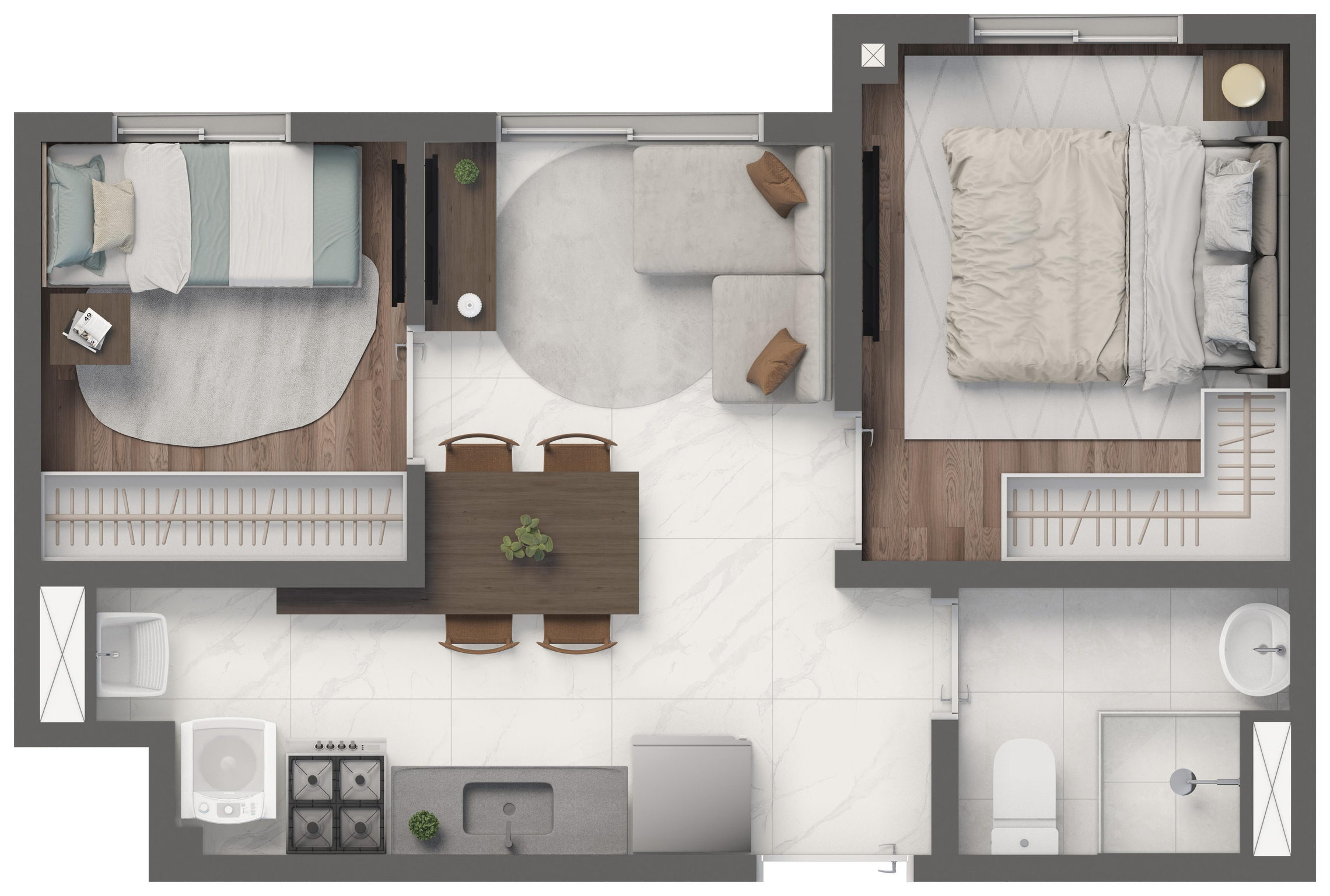 Apartamento à venda com 1 quarto, 1 banheiro e 24m² no Santo Amaro, São Paulo (SP) — foto 15 de 30