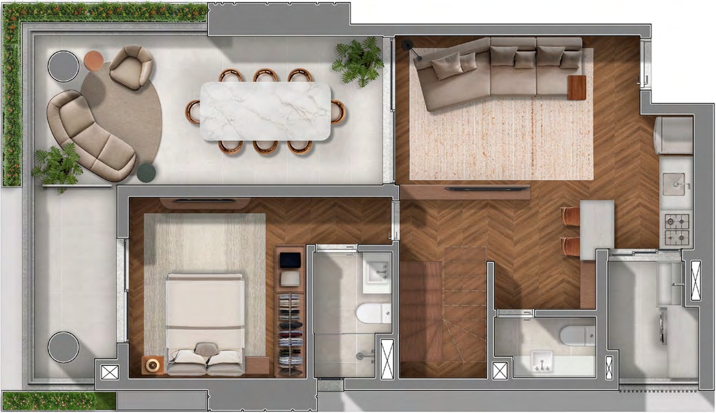 Cobertura, 1 quarto, 91 m² - Foto 32