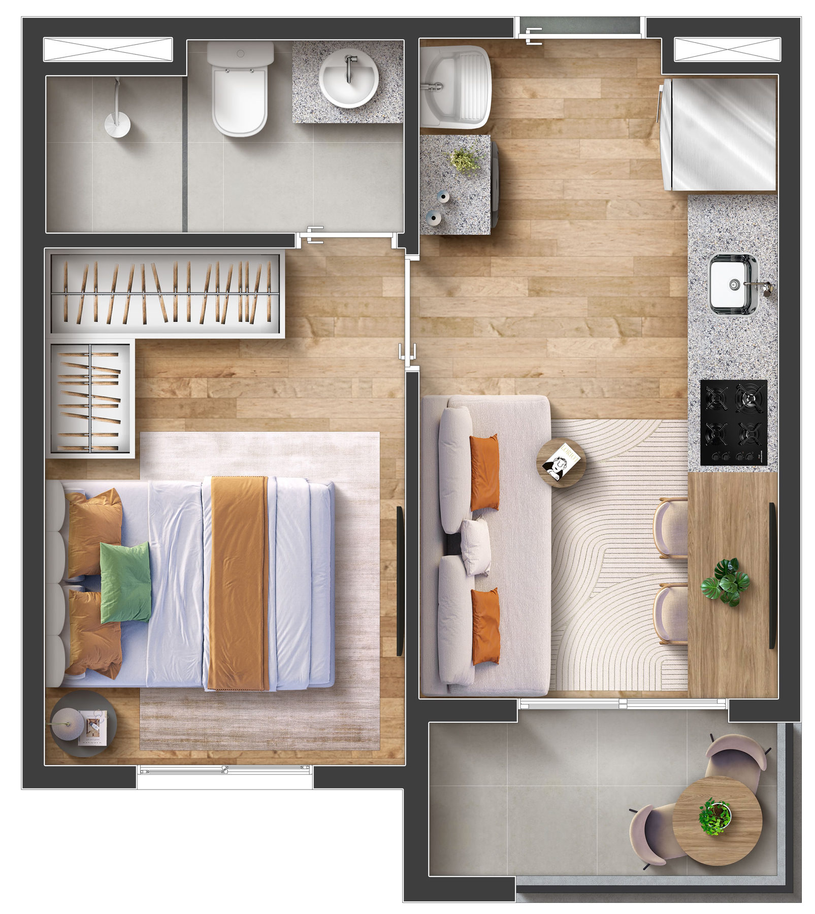 Apartamento à venda com 1 quarto, 1 banheiro e 26m² no Jardim Peri Peri, São Paulo (SP) — foto 14 de 29