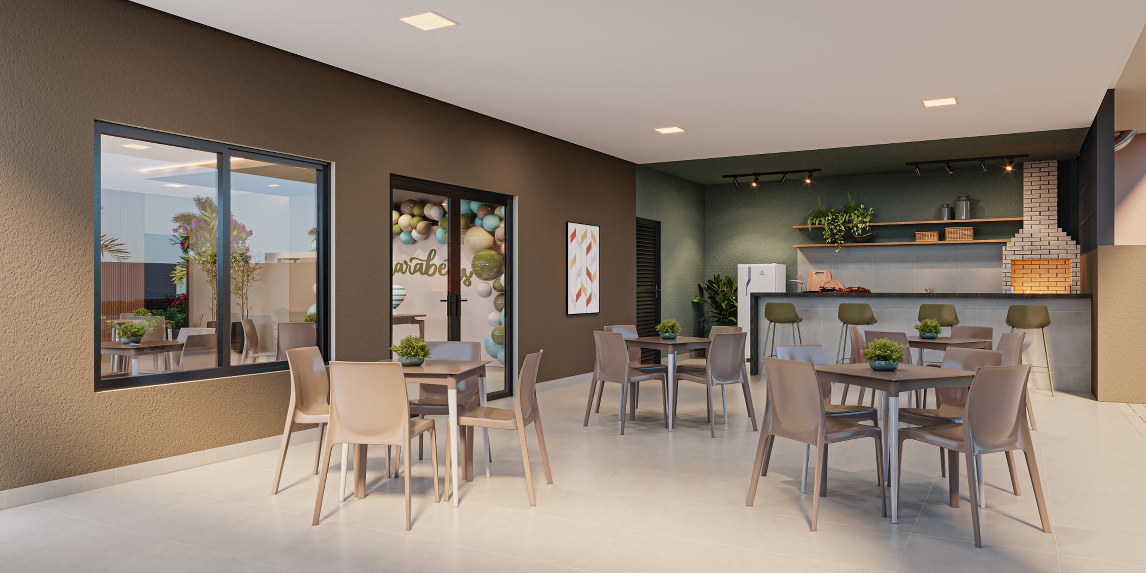 166 espaço gourmet
