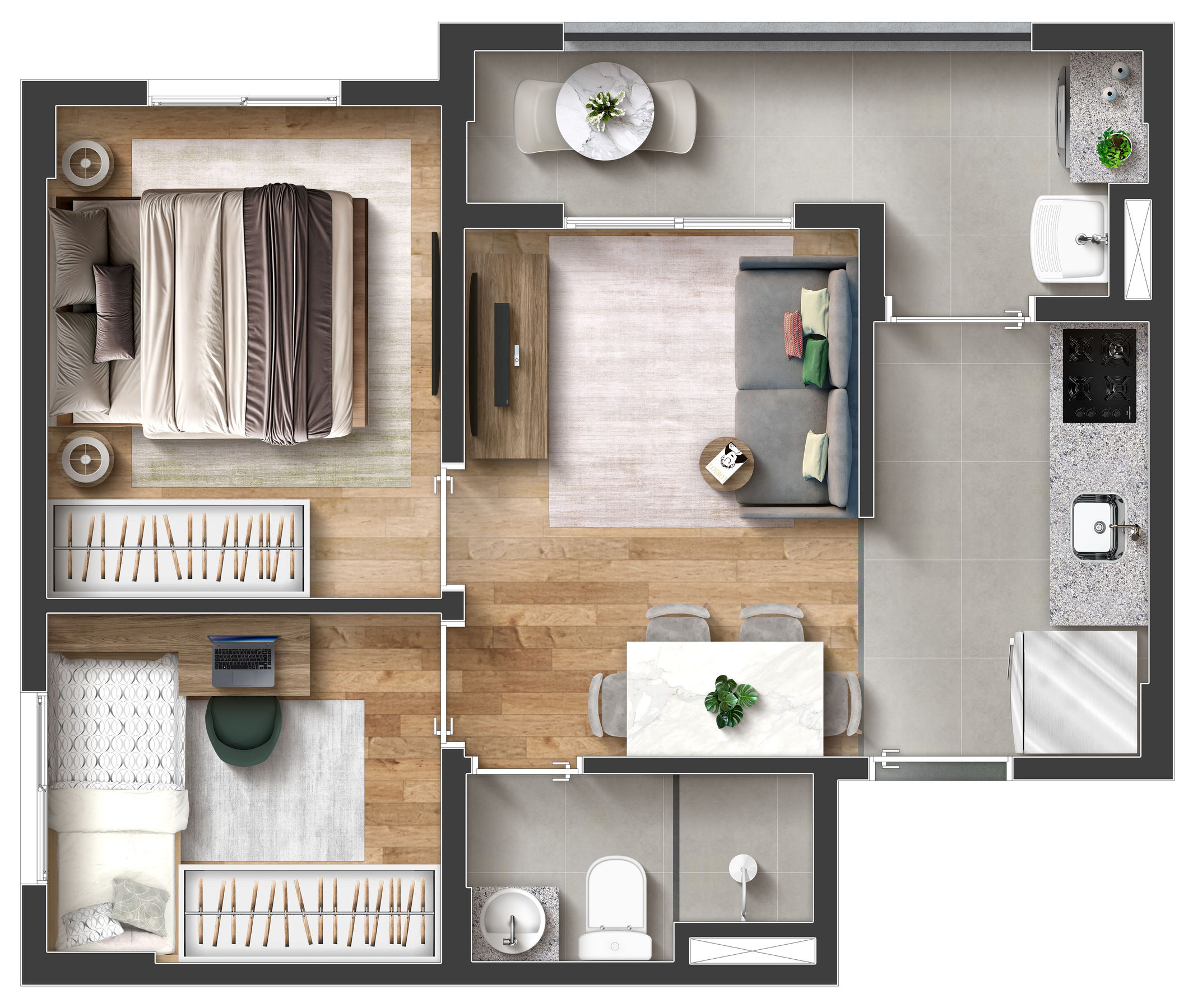 Casa, 2 quartos, 103 m² - Foto 32