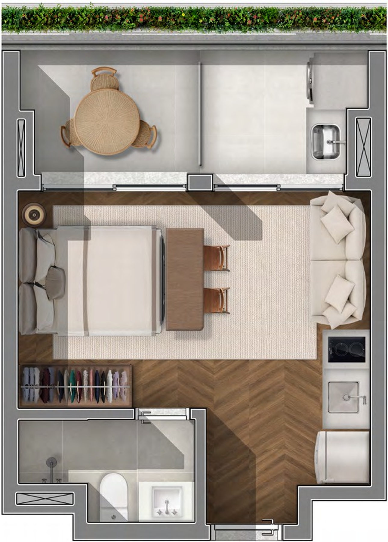 Cobertura, 1 quarto, 91 m² - Foto 5
