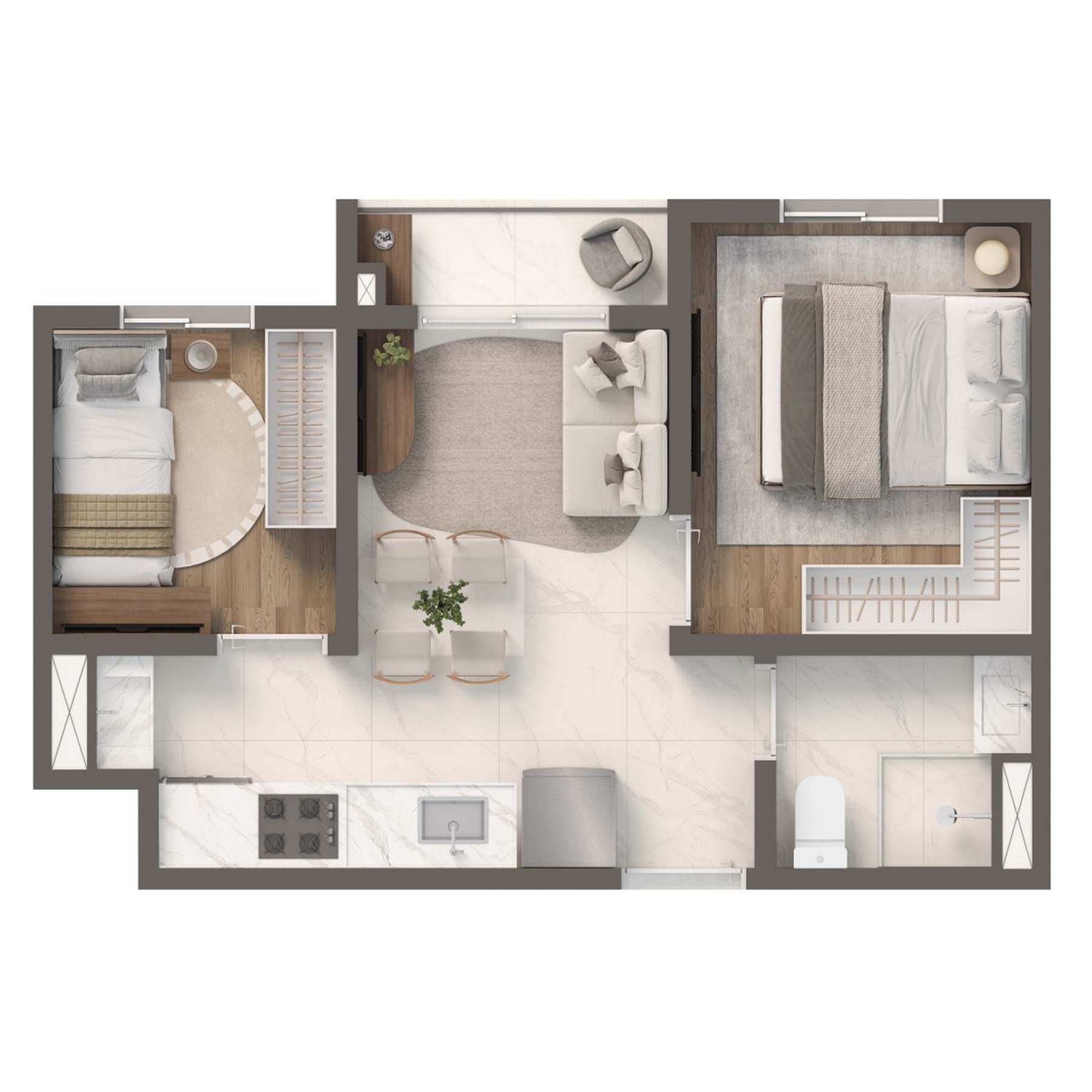 Casa, 2 quartos, 46 m² - Foto 13